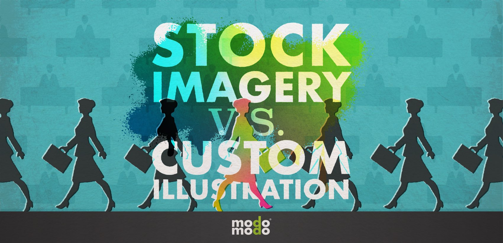 Stock imagery vs custom illustration